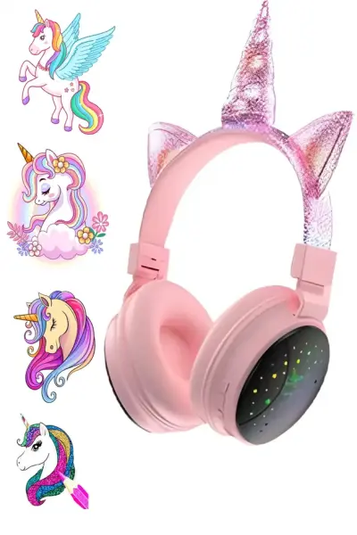 Unicorn Işıklı Bluetooth Kulaklık
