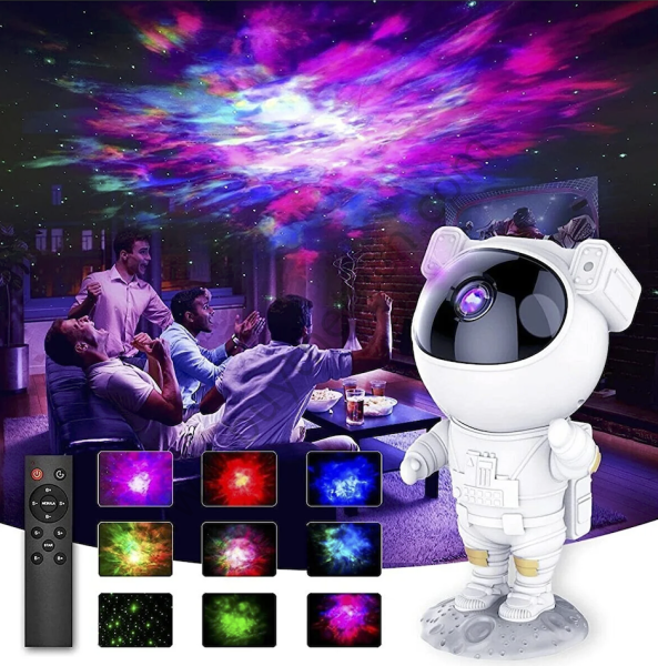 Astronot Gökyüzü Projektör Gece Lambası