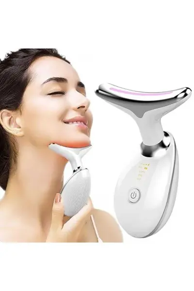 Yüz ve Boyun Germe 7 Modlu Kırışık Azaltıcı EMS Güzellik Cihazı