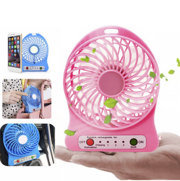 Şarjlı Masaüstü Mini Fan