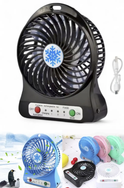 Şarjlı Masaüstü Mini Fan