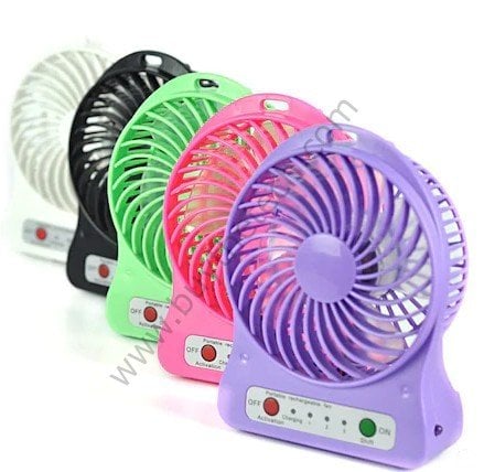 Şarjlı Masaüstü Mini Fan