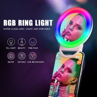 RGB Led Aynalı Selfie Işığı